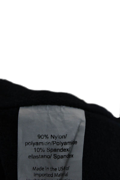 Beyond Yoga Women Ankle Leggings Blue Nylon Solid Pull On Size S