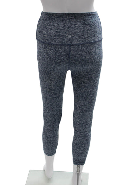 Beyond Yoga Women Capri Leggings Blue Flecked Polyester Size XS