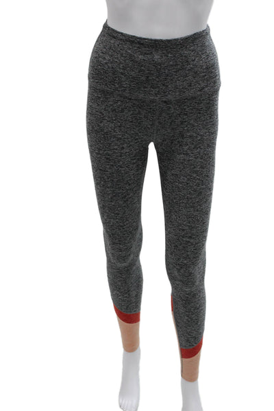 Beyond Yoga Women Capri Leggings Gray Flecked Polyester Size XS