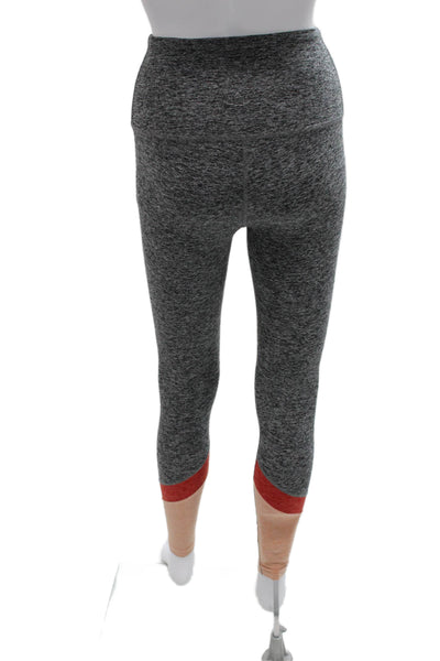 Beyond Yoga Women Capri Leggings Gray Flecked Polyester Size XS