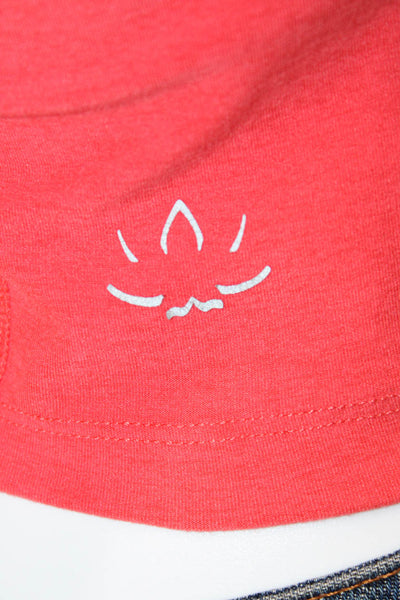 Beyond Yoga Womens Cropped Red Tank Polyester Round Neck Sleeveless Size XS