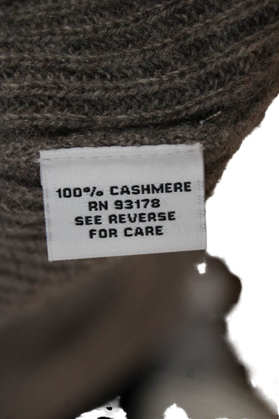 The Cashmere Project Womens Cashmere Cowl Neck Vest Sweater Gray Size XS