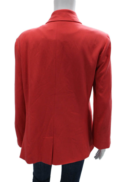 Eliza J Women Red Basic Jacket Long Sleeve Size L