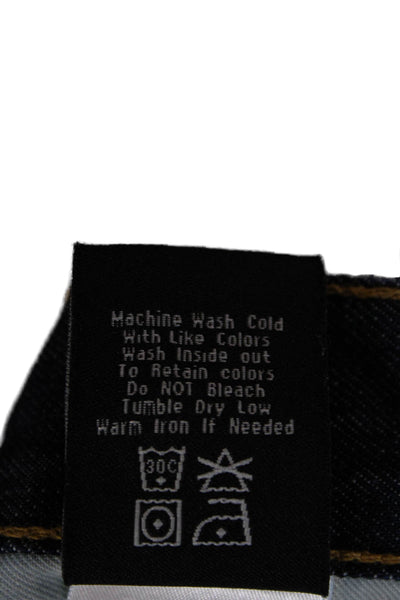 Big Star Mens Bermuda Shorts Blue 100% Cotton Button Size 36