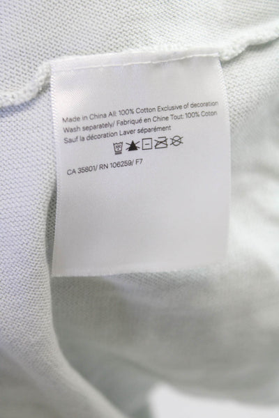 Lululemon Womens Basic T-Shirt Green Cotton Long Sleeve Round Neck Size 4