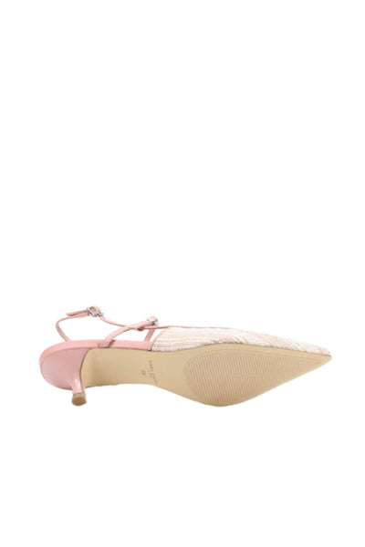 Marc Fisher Womens Ceddy2 Slingback Kitten Heels Shoes Pink Size 5M