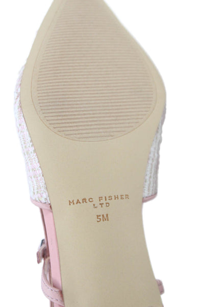 Marc Fisher Womens Ceddy2 Slingback Kitten Heels Shoes Pink Size 5M