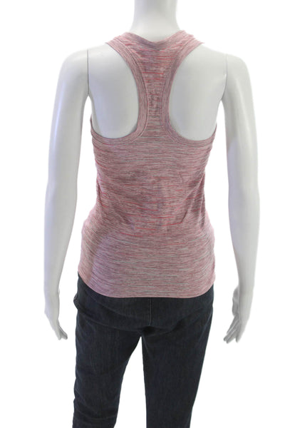 Athleta Women Basic Tank Striped Scoop Neck Sleeveless Nylon Multicolor Size XS