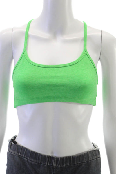 Beyond Yoga Womens Spaghetti Strap Scoop Neck Sports Bra Green Small