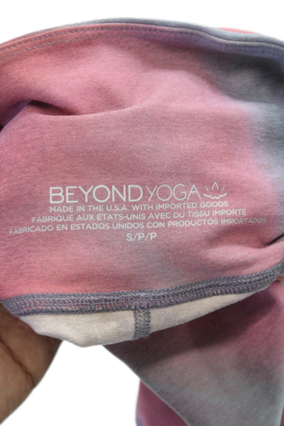 Beyond Yoga Women Tie Dye Ankle Leggings Multicolor Polyester Size S