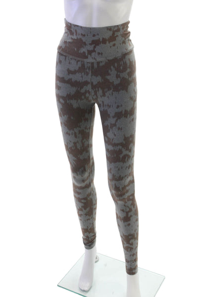 Beyond Yoga Women Ankle Gray Tie Dye Nylon Leggings Size S