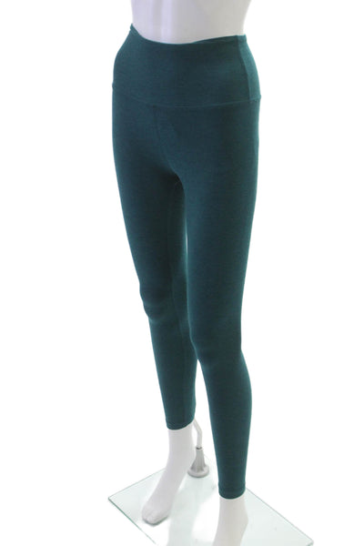Beyond Yoga Womens Ankle Leggings Green Polyester Solid Size XS