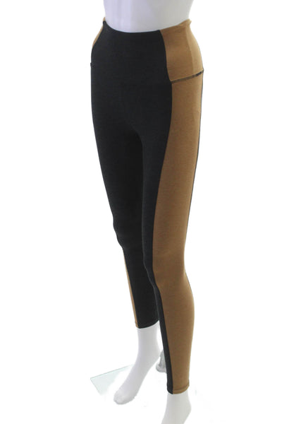 Beyond Yoga Women Leggings Black Colorblock Polyester Size XS