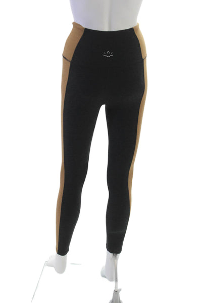 Beyond Yoga Women Leggings Black Colorblock Polyester Size XS
