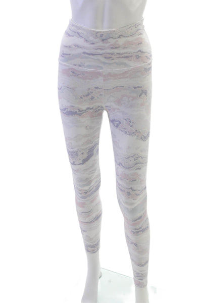 Beyond Yoga Women Marble Multicolor Leggings 75% Polyester Size XS