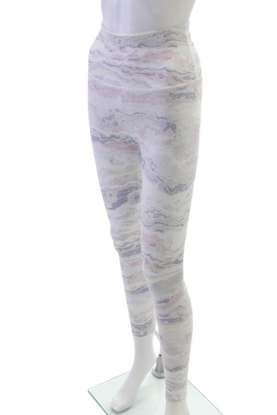 Beyond Yoga Women Marble Multicolor Leggings 75% Polyester Size XS