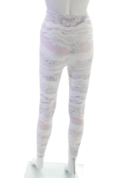 Beyond Yoga Women Marble Multicolor Leggings 75% Polyester Size XS