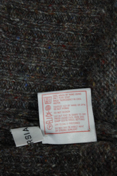 Paul Stuart Mens Brown Wool Argyle Pullover Sweater Crewneck Size XL