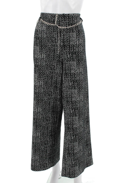 Joseph Ribkoff Women Black Geometric Polyester Dress Pants Size 16