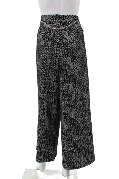 Joseph Ribkoff Women Black Geometric Polyester Dress Pants Size 16