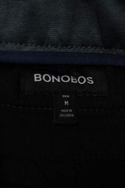 Bonobos Mens Jogger Pants Blue Polyester Pull On Solid Size M