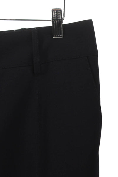 Gabriela Hearst Women Dress Pants Navy Blue Wool Zip Size 46