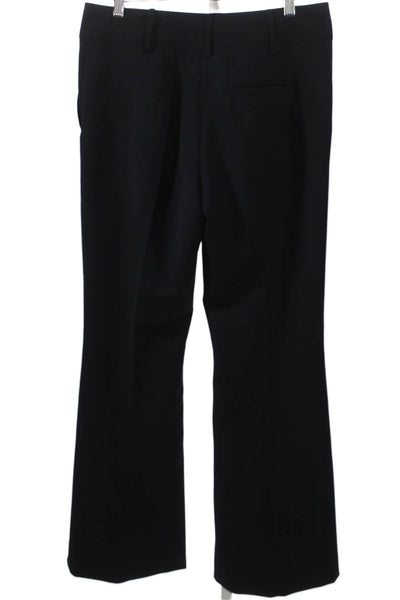 Gabriela Hearst Women Dress Pants Navy Blue Wool Zip Size 46