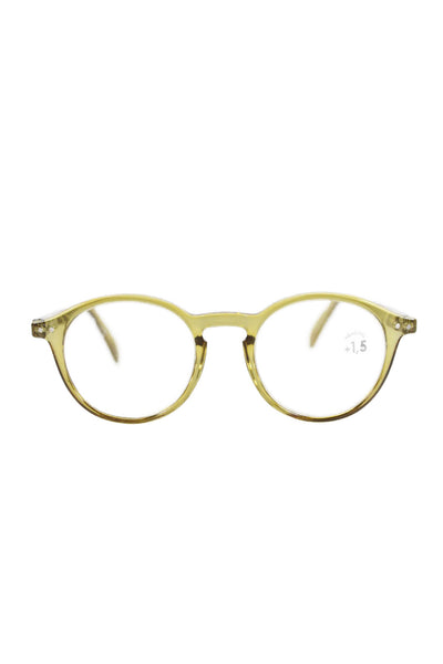 Izipizi Unisex Adults Round Reading Glasses +1.5 Yellow Size 49-20 149