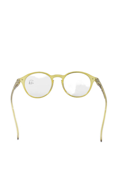 Izipizi Unisex Adults Round Reading Glasses +1.5 Yellow Size 49-20 149