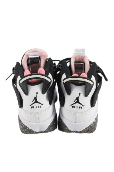 Nike Boys Air Jordan 6 Rings GS Grind Rubber Sneakers Shoes White Black Size 6Y