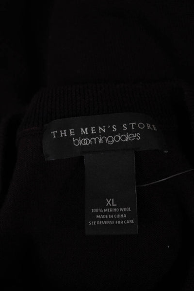 The Men's Store at Bloomingdale's Mens Pullover Merino Wool Purple Size XL