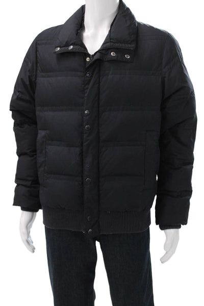 Boss Hugo Boss Mens Puffer Jacket Black Polyester Size L