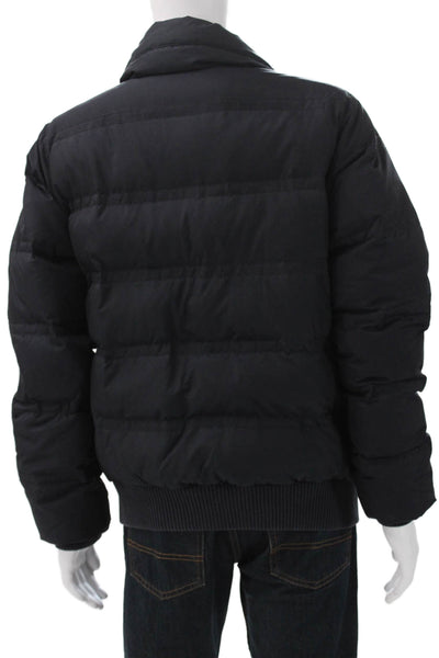 Boss Hugo Boss Mens Puffer Jacket Black Polyester Size L
