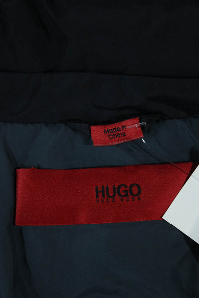 Boss Hugo Boss Mens Puffer Jacket Black Polyester Size L