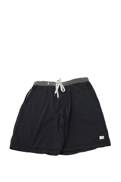 Vuori Mens Athletic Shorts Black Nylon Drawstring Size 30