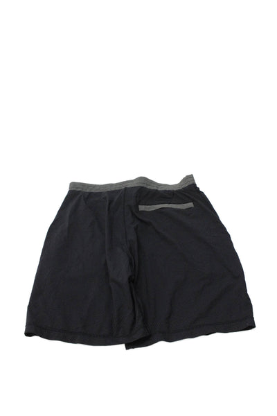 Vuori Mens Athletic Shorts Black Nylon Drawstring Size 30