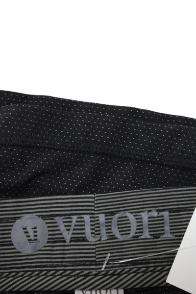 Vuori Mens Athletic Shorts Black Nylon Drawstring Size 30