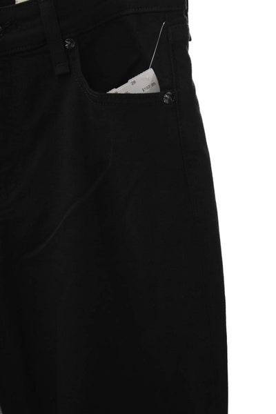 Rag & Bone Women Skinny Black High Rise Cotton Jeans Size 28