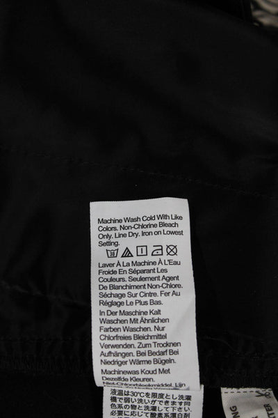 J Crew Womens Ankle Pants Black Polyester Button Size 6