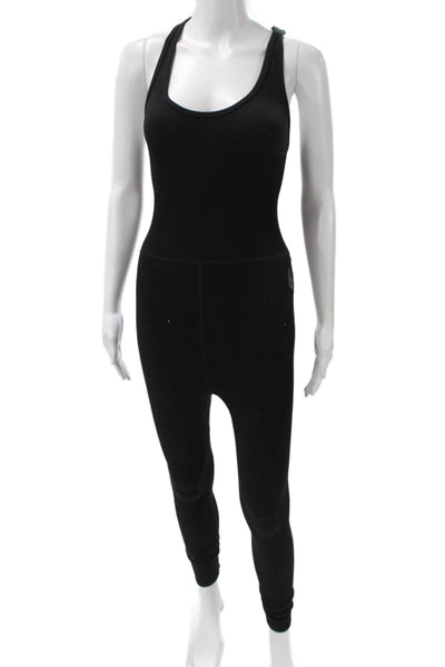 FP Movement Womens Unitard Black Scoop Neck Sleeveless Polyamide Size S