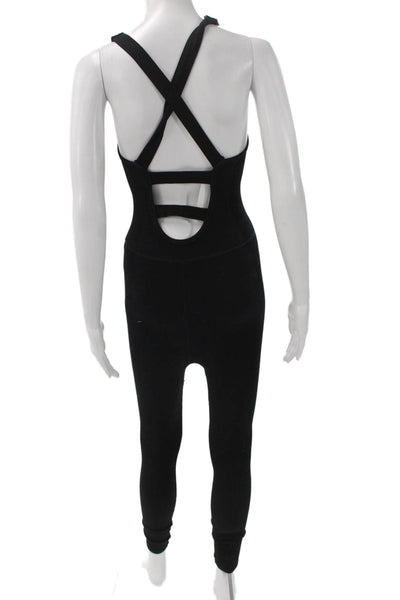 FP Movement Womens Unitard Black Scoop Neck Sleeveless Polyamide Size S