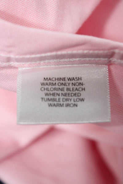 Vineyard Vines Mens Cotton Button Up Shirt Pink Size XL