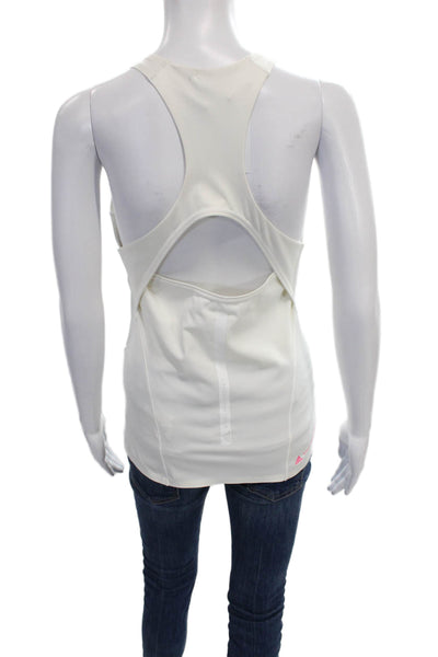 Adidas by Stella McCartney Women High Neck Sleeveless Tank White Size L