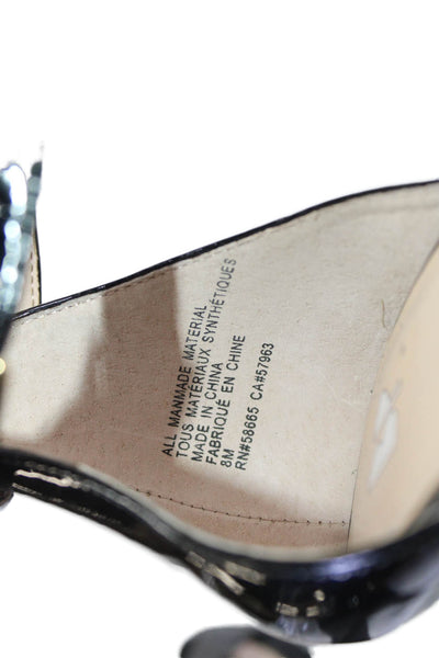 BP. Womens Ankle Strap Sandal Heels Black Size 8 Medium