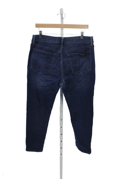 Joes Mens Straight Jeans Blue Button Cotton Size 33