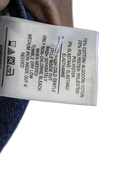 Joes Mens Straight Jeans Blue Button Cotton Size 33
