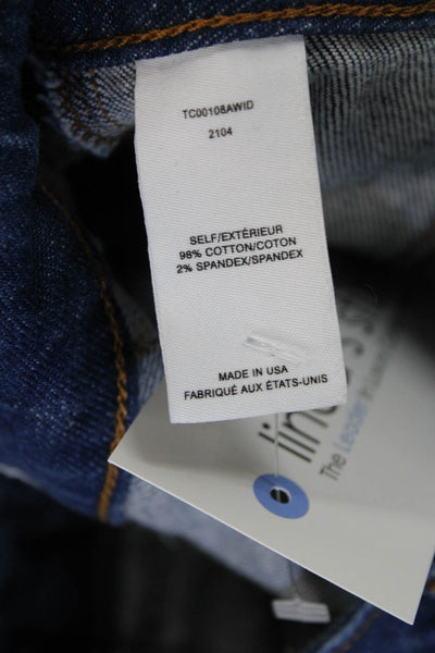 Derek Lam 10 Crosby Women Tapered Jeans Blue High Rise Cotton Size 23