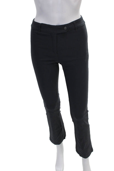 Anatomie Womens Cropped Black Polyester Solid Button Pants Size XS