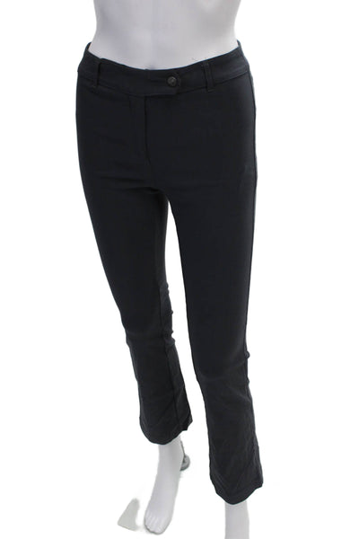 Anatomie Womens Cropped Black Polyester Solid Button Pants Size XS