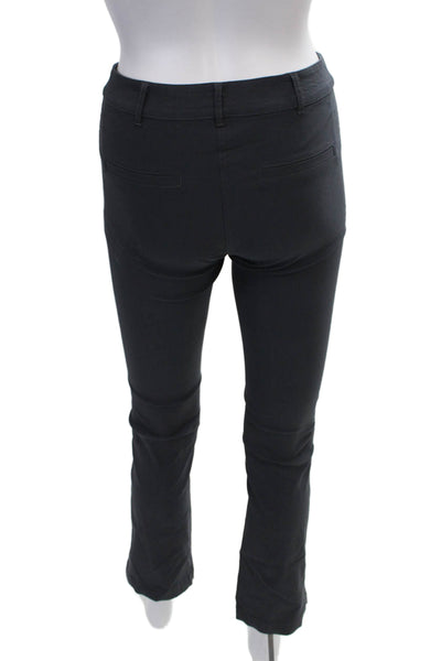Anatomie Womens Cropped Black Polyester Solid Button Pants Size XS